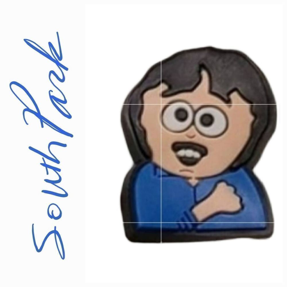 6/$20* Randy Marsh * South Park * Croc Clog Charm Shoe Jewelry Security Guard TV